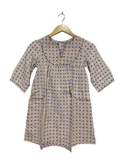 COUNTRY ROAD |M| BUST 15| B6| VINTAGE GEOMETRIC PRINT BOHEMIAN MINI DRESS