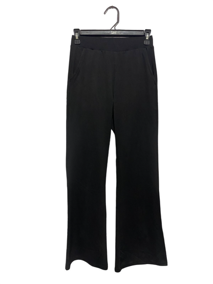 CHIC LADY |S| WAIST 24| B6| CLASSIC BLACK HIGH-WAISTED WIDE LEG YOGA PANTS