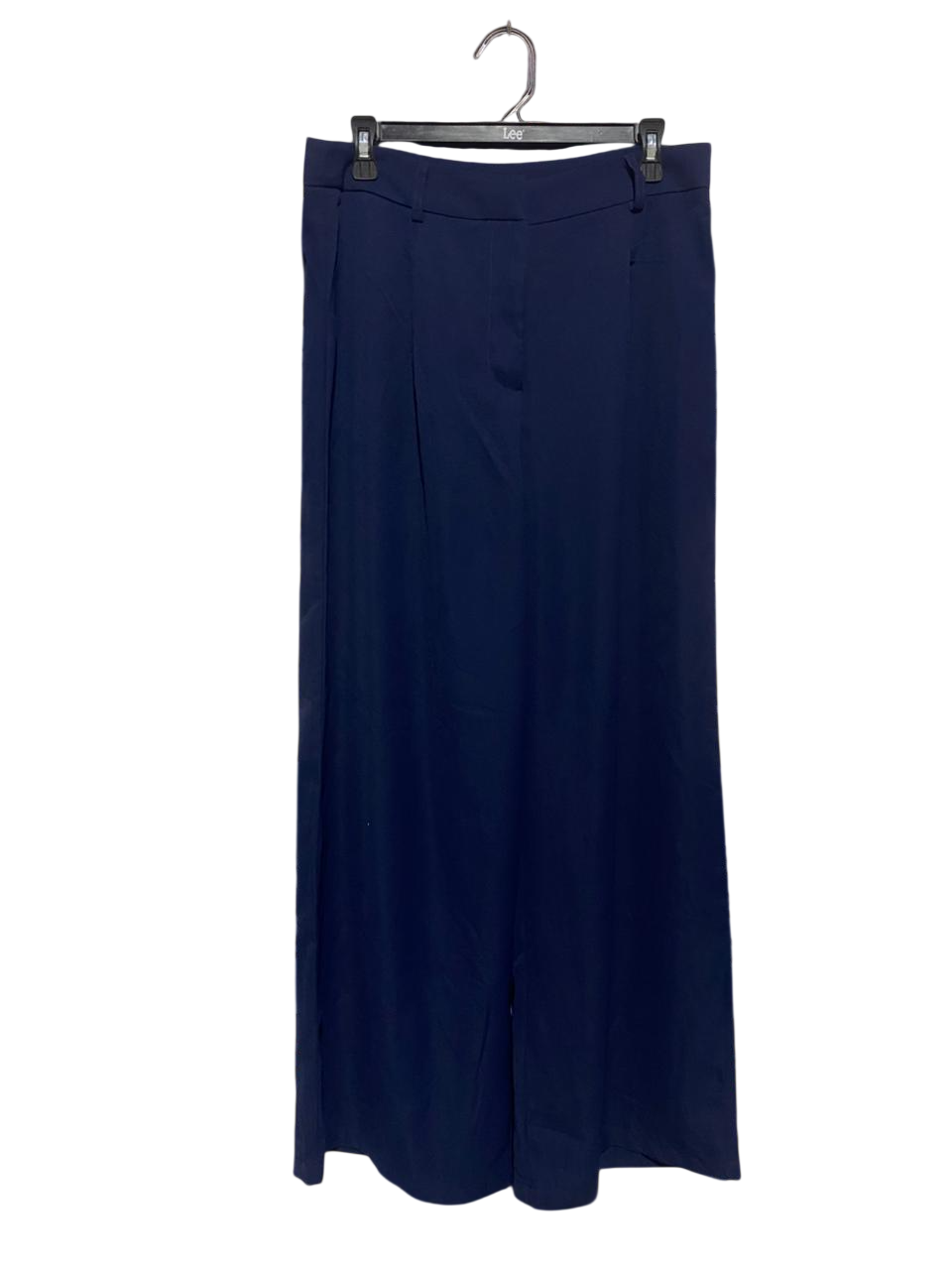 SHEIN |L| WAIST 32| B6| NAVY BLUE TAILORED WIDE LEG TROUSERS
