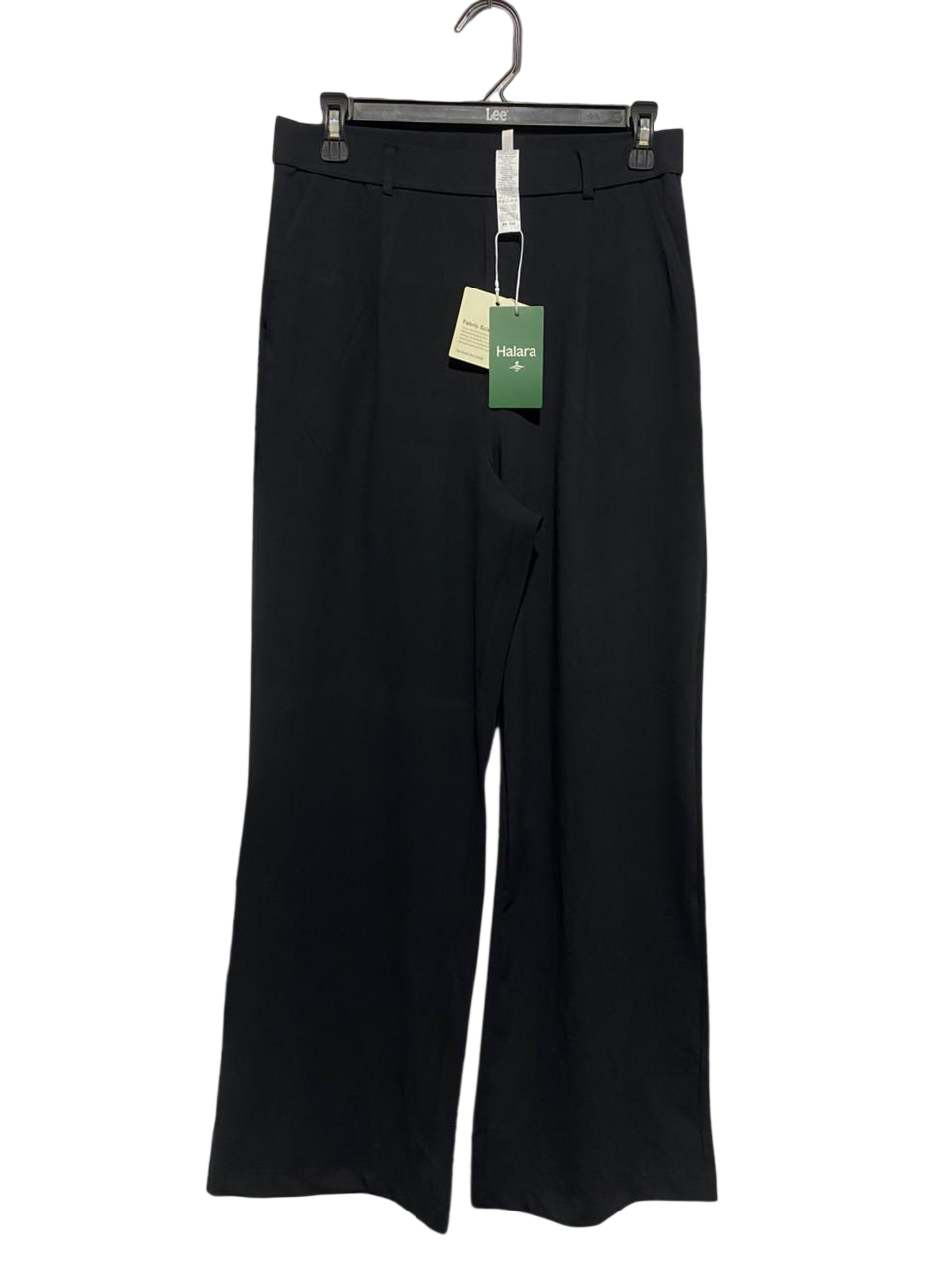 HALARA |M| WAIST 30| B6| HIGH-WAISTED WIDE LEG DRESS PANTS