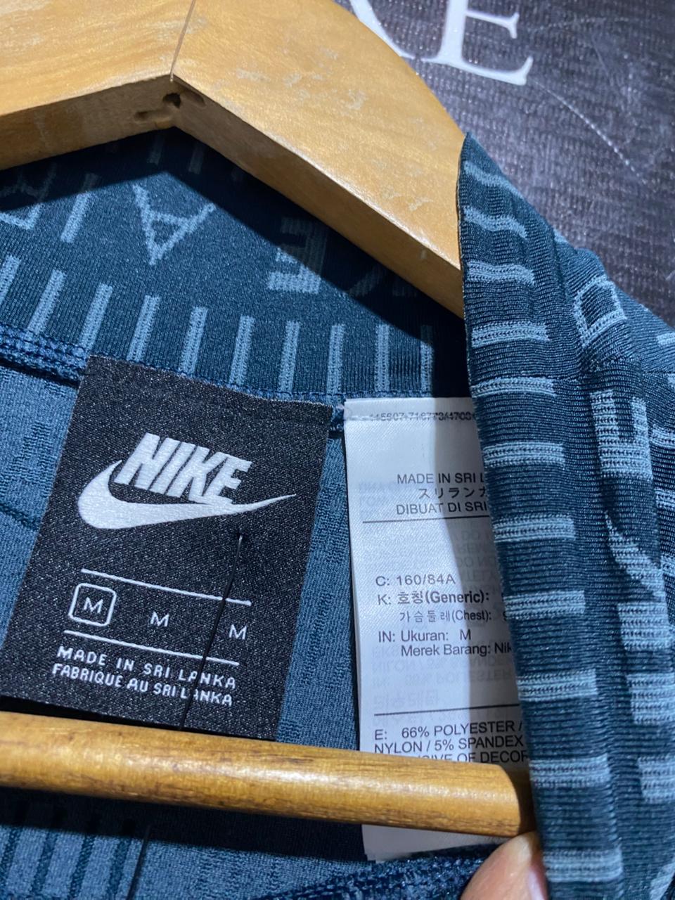 NIKE |M| BUST 14| B6| AIR TIGHT FIT SLEEVELESS KNIT MINI DRESS IN DARK TEAL