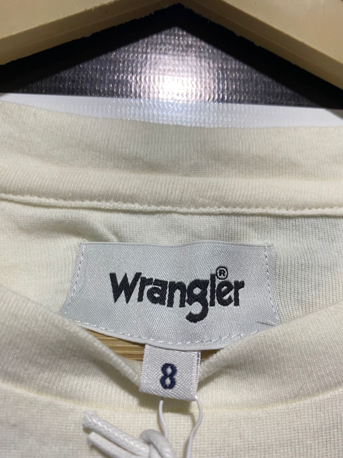WRANGLER |S| BUST 15| B6| VINTAGE-INSPIRED SUNSET GRAPHIC T-SHIRT IN CREAM