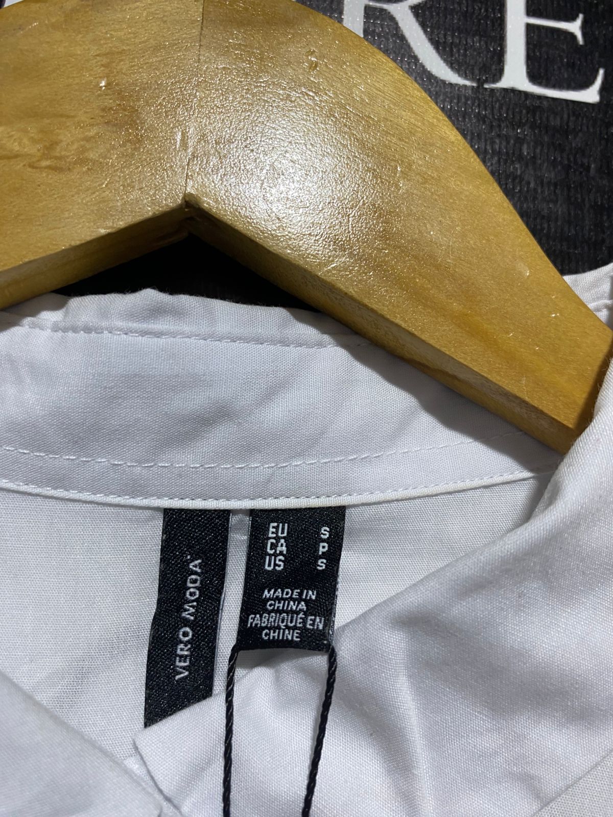 VERO MODA |XL| BUST 23| B6| PREMIUM WHITE COTTON OVERSIZED BUTTON-DOWN SHIRT WITH HIGH-LOW HEM