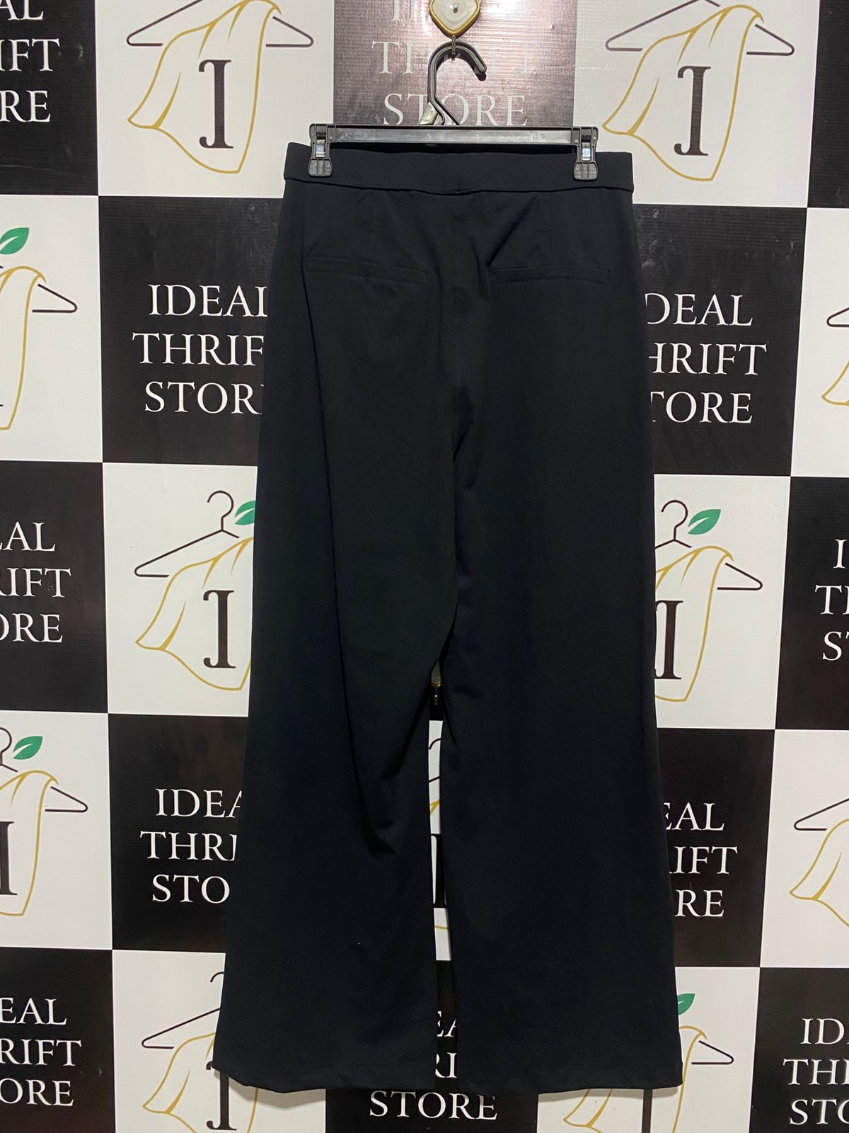 HALARA |M| WAIST 30| B6| HIGH-WAISTED WIDE LEG DRESS PANTS