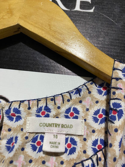 COUNTRY ROAD |M| BUST 15| B6| VINTAGE GEOMETRIC PRINT BOHEMIAN MINI DRESS