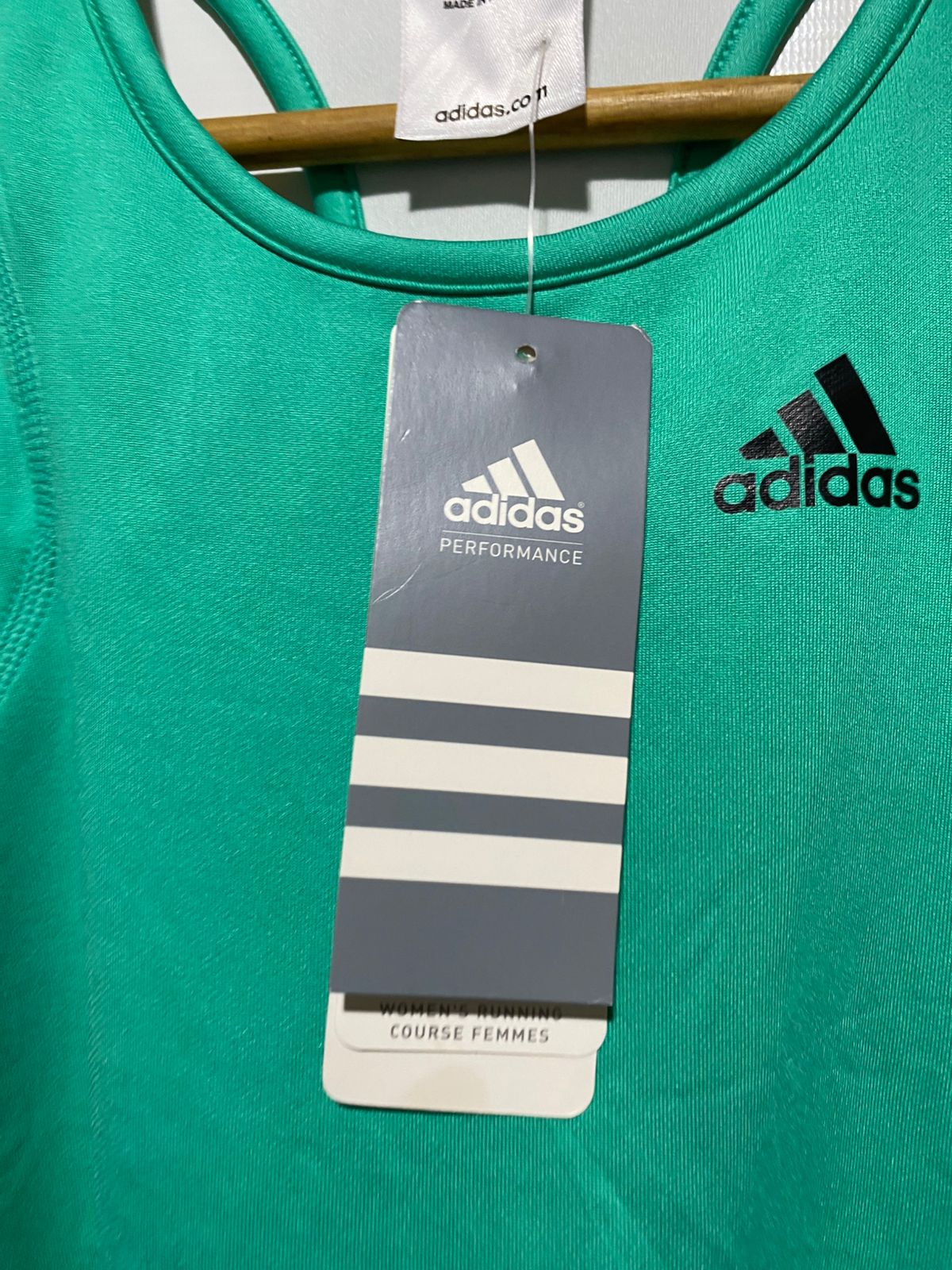 ADIDAS |M| BUST 16| B6| PERFORMANCE RACERBACK TRAINING TANK TOP GREEN