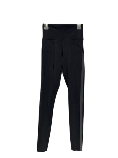 ADIDAS |XS| WAIST 22| B6| WOMEN'S PREMIUM HIGH-WAISTED BLACK ACTIVE LEGGINGS WITH GREY SIDE STRIPE