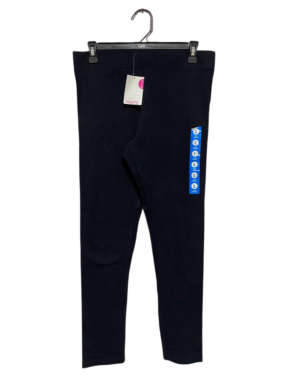 BRILLIANT BASICS |M|WAIST 30| B6| NEW WOMEN'S LEE BLACK LONG LEGGINGS