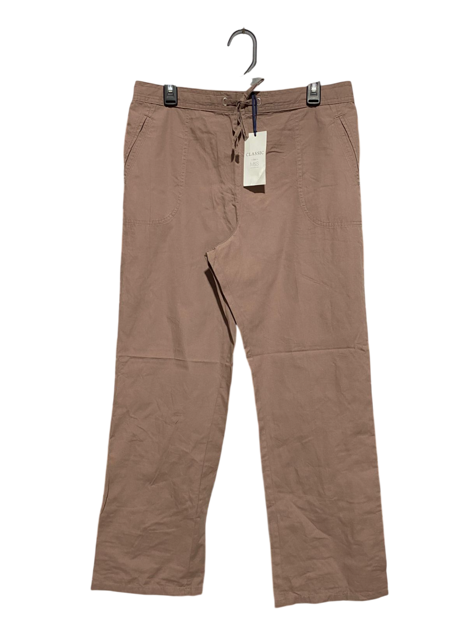 M&S |XL| WAIST 33| B6| CLASSIC COLLECTION WOMEN'S RELAXED DRAWSTRING CHINOS