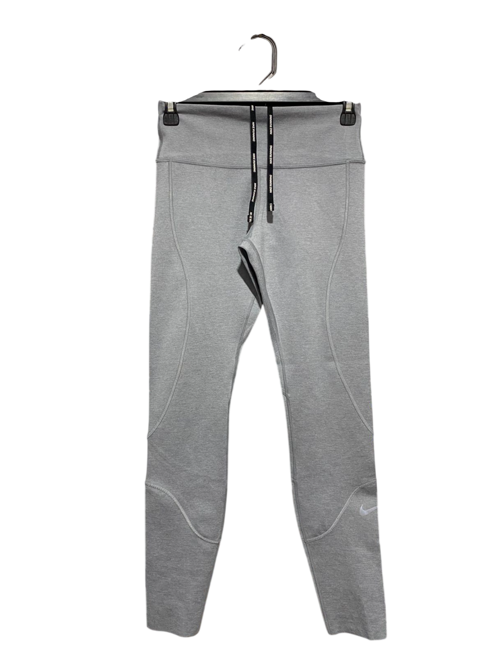 NIKE |S| WAIST 25| B6| RUNNING WOMEN'S HIGH-WAISTED PERFORMANCE TIGHTS IN HEATHER GREY