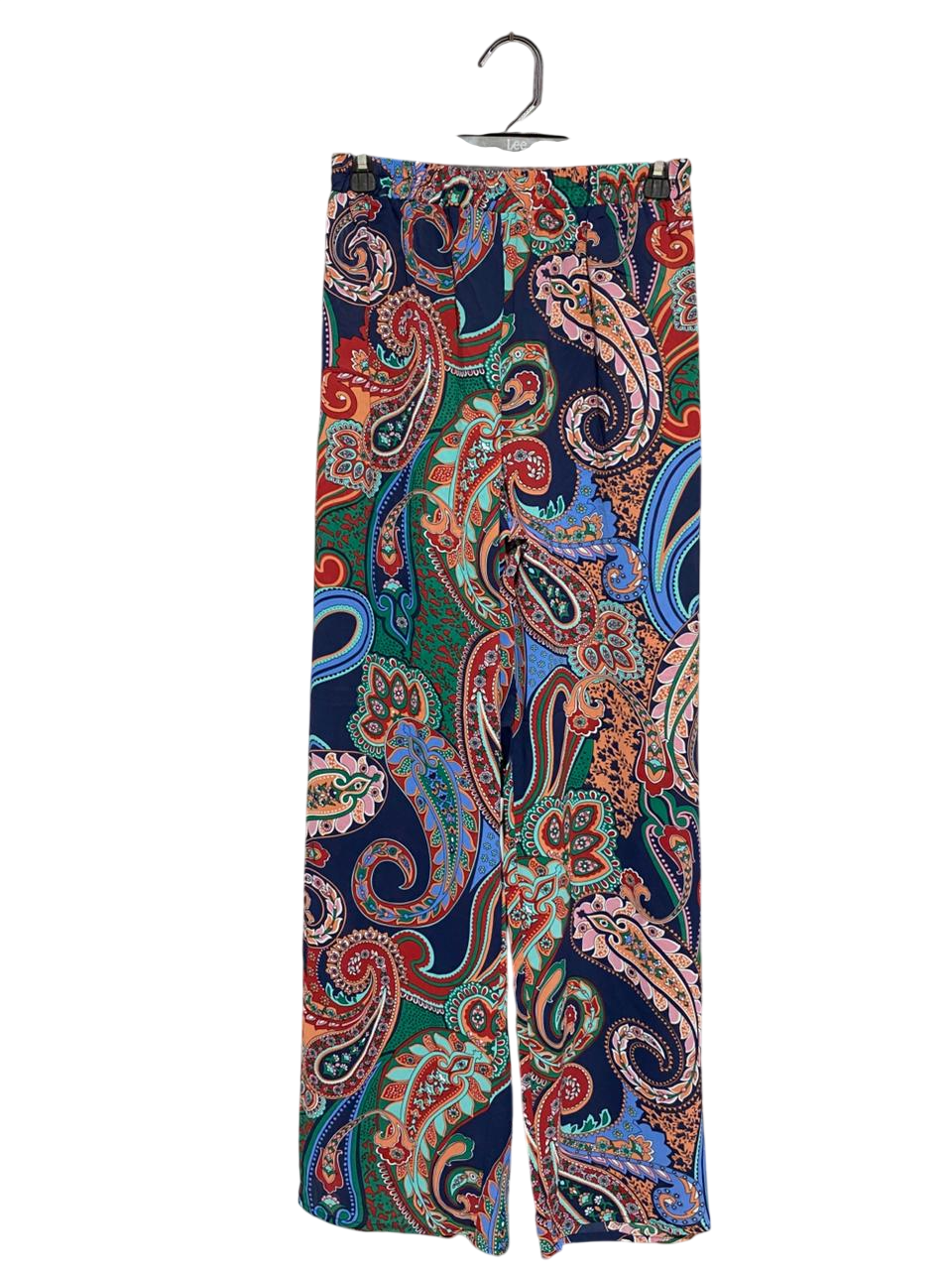 SHEIN |M| WAIST 26| B7| WOMEN'S VIBRANT MULTICOLOR PAISLEY WIDE-LEG PALAZZO PANTS