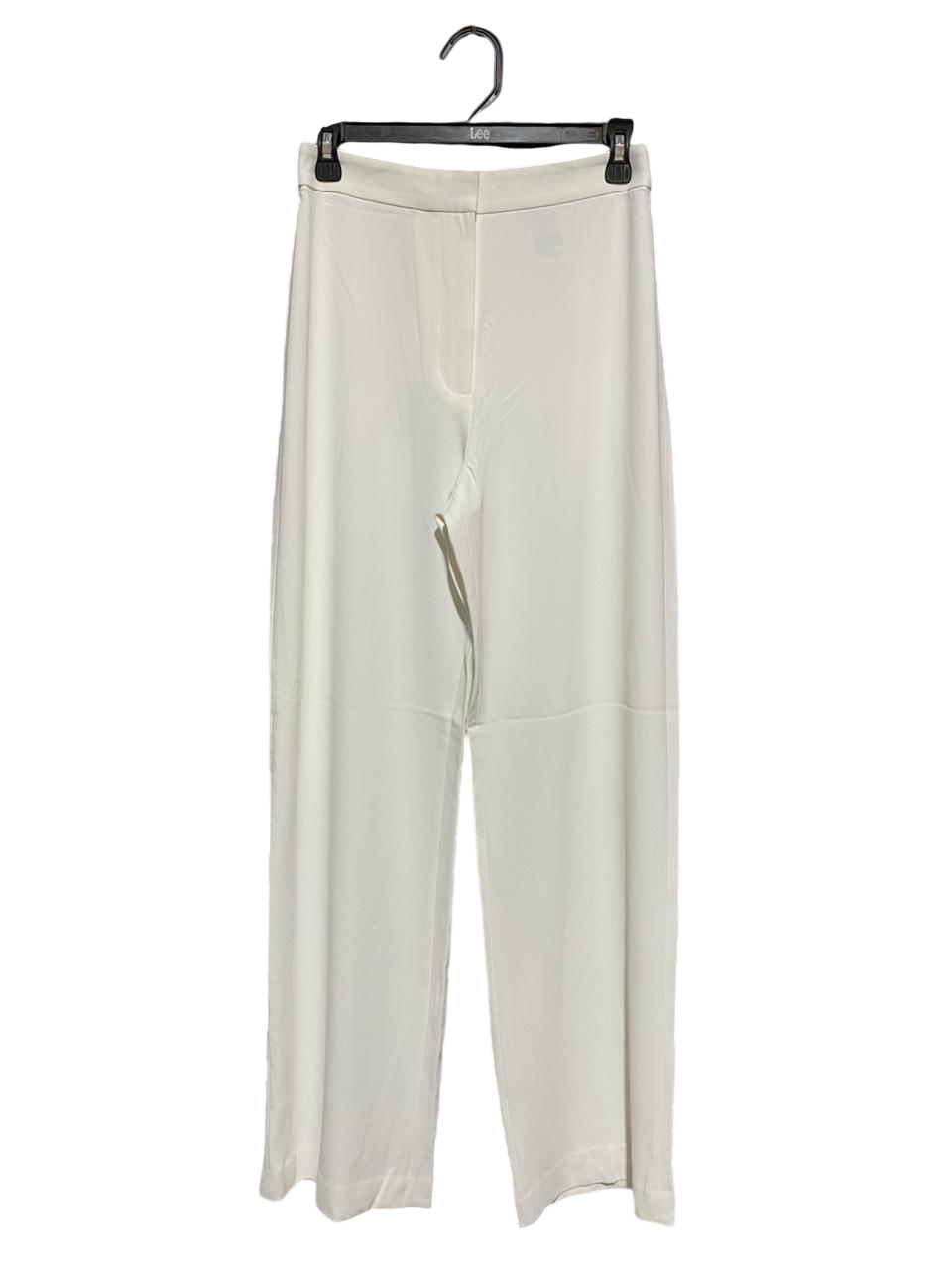 H&M |M| WAIST 28| B7| WOMEN'S HIGH-WAISTED WIDE-LEG DRESS PANTS IN OFF-WHITE