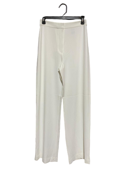 H&M |M| WAIST 28| B7| WOMEN'S HIGH-WAISTED WIDE-LEG DRESS PANTS IN OFF-WHITE