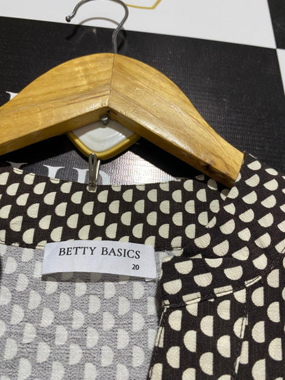 BETTY BASICS |XL| B6| WOMEN'S TWO-PIECE GEOMETRIC PRINT CO-ORD SET