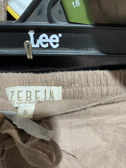 ZEBEIN |M| B6| WOMEN'S TWO-PIECE EMBROIDERED LINEN CO-ORD BLAZER SET