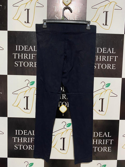 BRILLIANT BASICS |M|WAIST 30| B6| NEW WOMEN'S LEE BLACK LONG LEGGINGS
