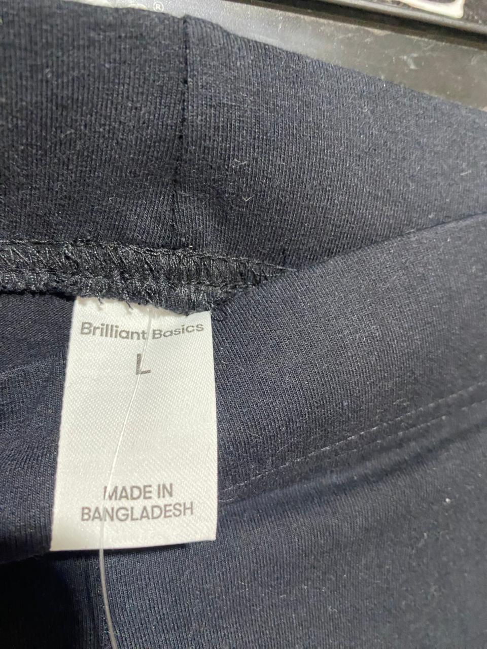 BRILLIANT BASICS |M|WAIST 30| B6| NEW WOMEN'S LEE BLACK LONG LEGGINGS