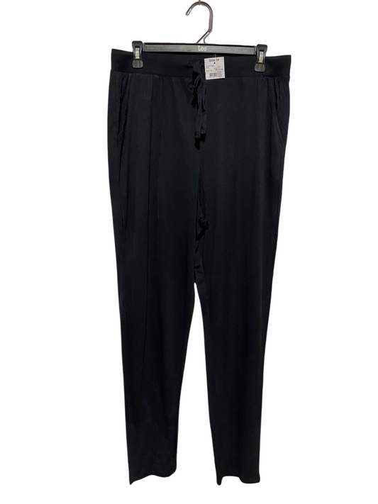 ANKO |XL| WAIST 32| B7| PREMIUM SOFT-TOUCH TAPERED LOUNGE PANTS - BLACK