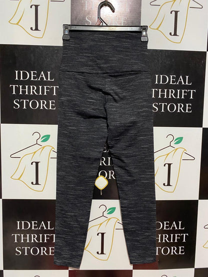 |XS| WAIST 24| B7| RUNNING BARE HIGH-RISE MARLED ATHLETIC LEGGINGS