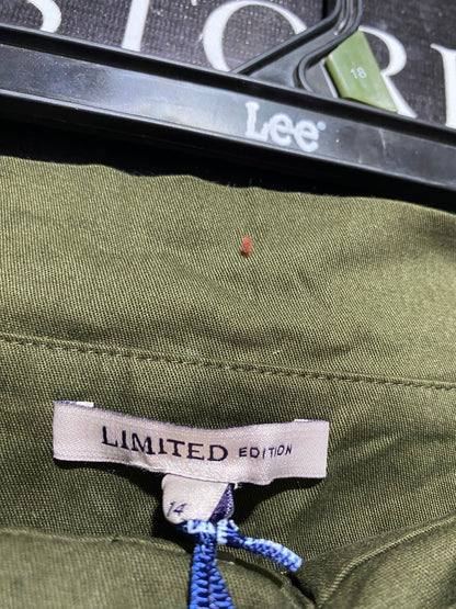 M&S |XL| WAIST 34| B7| LIMITED EDITION PAPERBAG WAIST TROUSERS