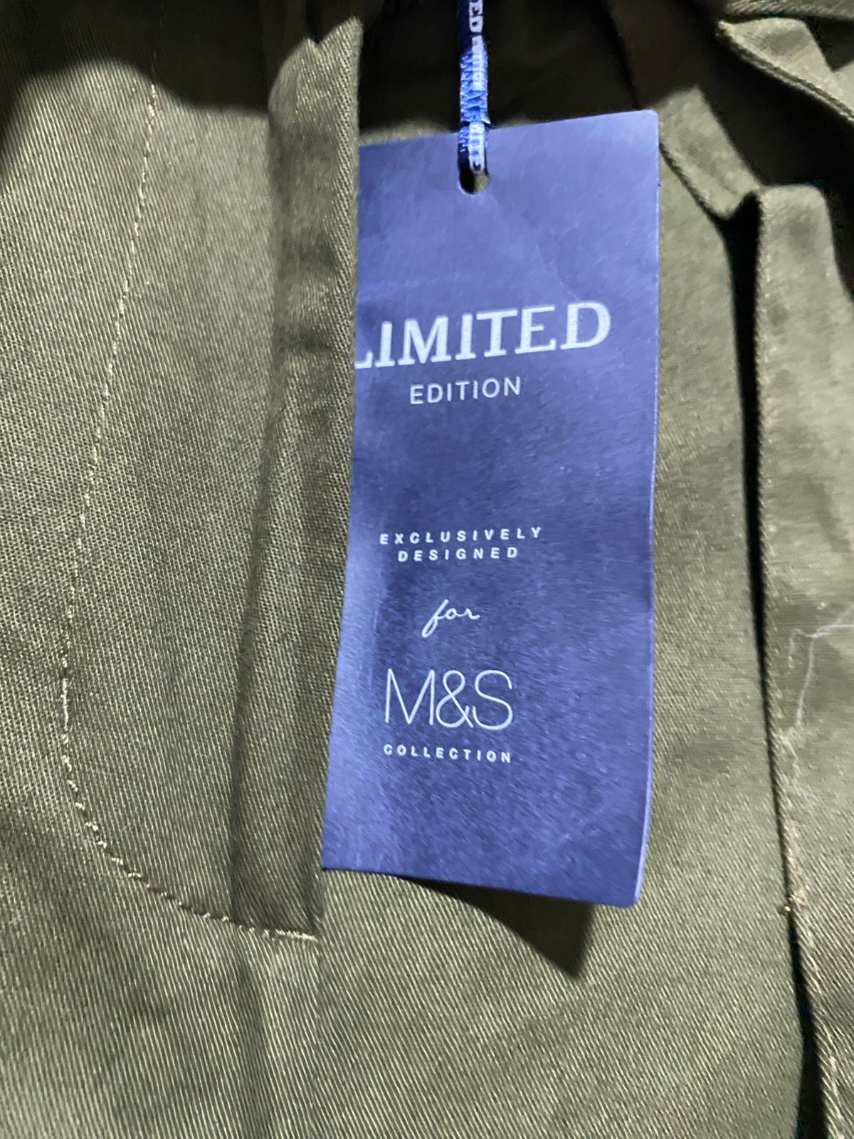M&S |XL| WAIST 34| B7| LIMITED EDITION PAPERBAG WAIST TROUSERS