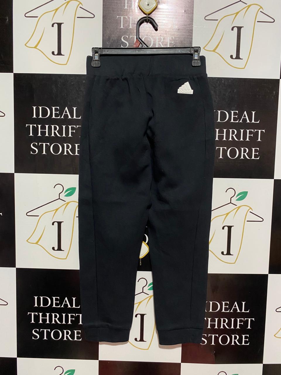 ADIDAS |S| WAIST 26| B7| PERFORMANCE THREE-STRIPE SLIM-FIT JOGGERS - BLACK