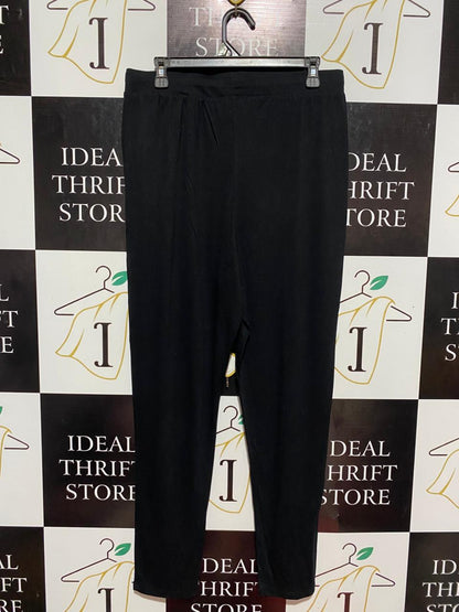 ANKO |XL| WAIST 32| B7| PREMIUM SOFT-TOUCH TAPERED LOUNGE PANTS - BLACK