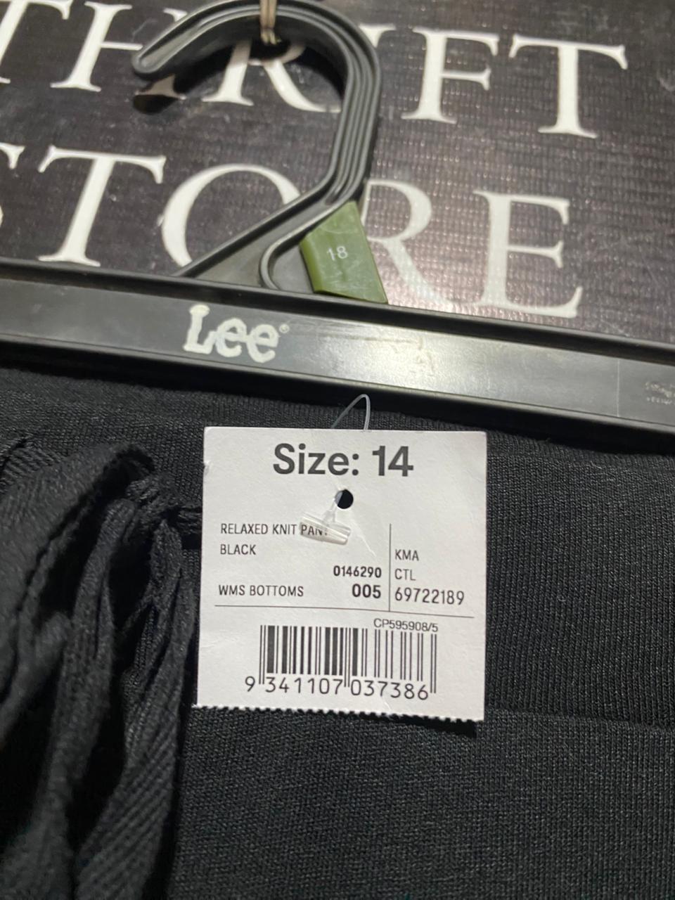 ANKO |XL| WAIST 32| B7| PREMIUM SOFT-TOUCH TAPERED LOUNGE PANTS - BLACK