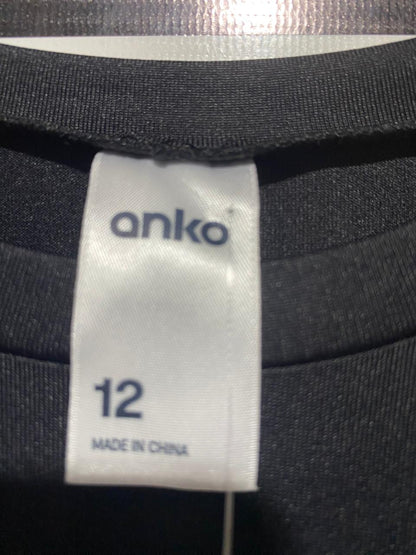 ANKO | S| BUST 15| B7| WOMEN’S ESSENTIAL COTTON CREW NECK T-SHIRT - BLACK