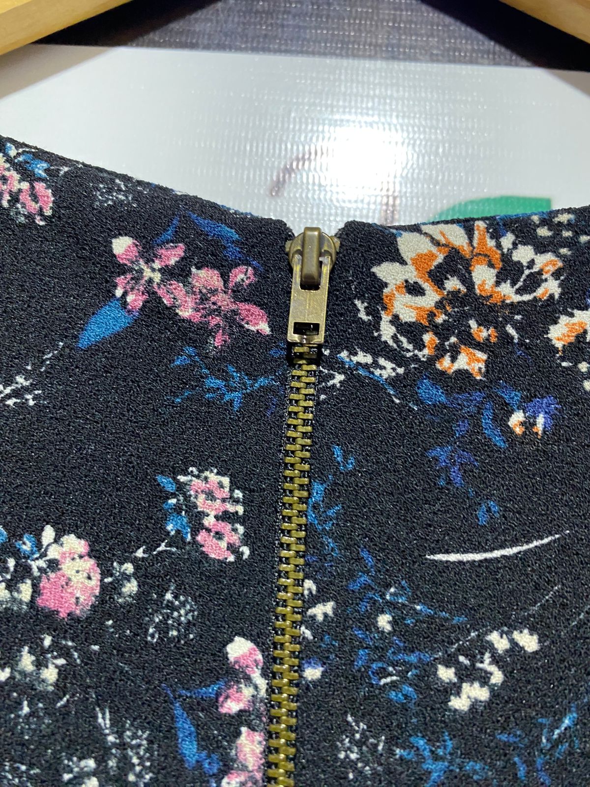 GEORGE |L| BUST 18| B8| CHIC BLACK FLORAL AND BUTTERFLY PRINT SHIFT DRESS