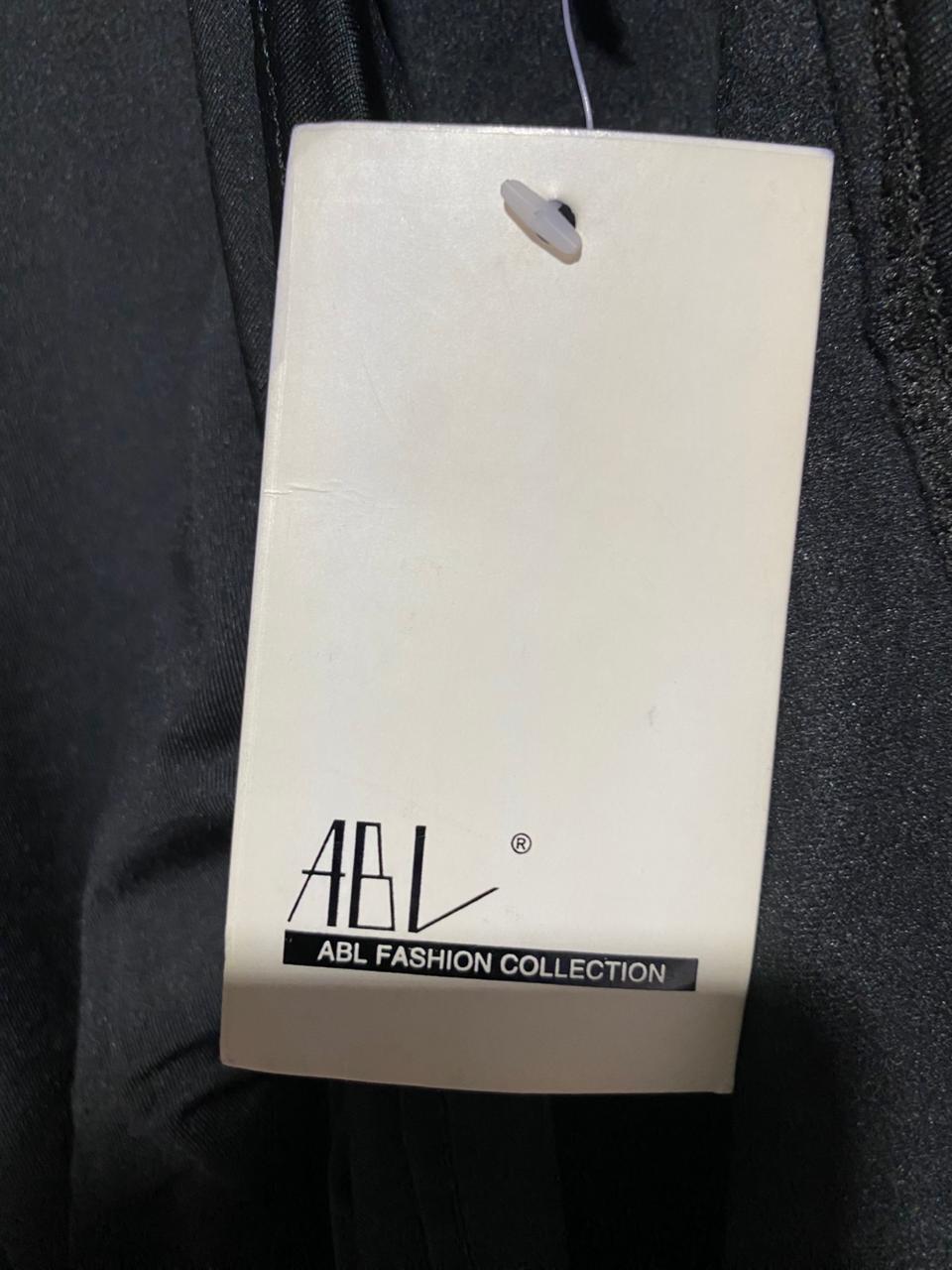ABL |L| BUST 17| B8| CHIC BLACK BODYCON MINI DRESS WITH CHOKER NECKLINE