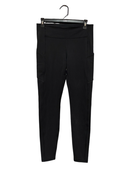 LULULEMON |L| WAIST 29| PREMIUM HIGH-WAISTED BLACK ATHLETIC LEGGINGS WITH SIDE POCKETS