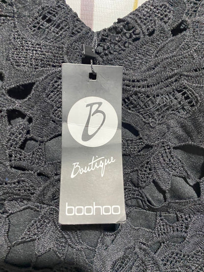 BOOHOO |S| BUST 16| B8| BOUTIQUE PREMIUM BLACK LACE CAMI MIDI DRESS