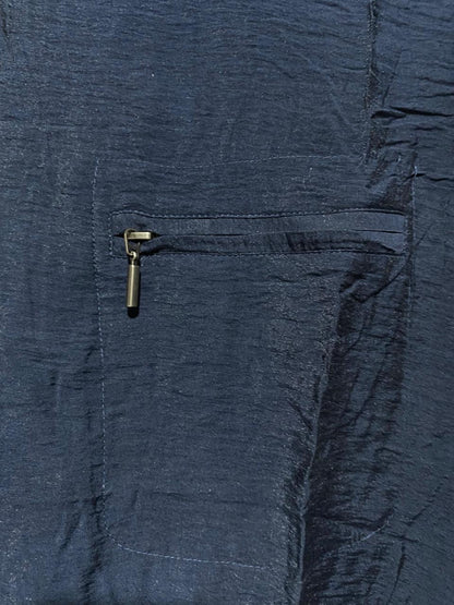 NEXT |M| BUST 22| B8| GENERATION TEXTURED CAP SLEEVE BLOUSE IN NAVY BLUE