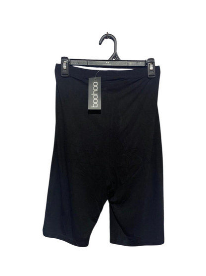 BOOHOO |S| WAIST 26| B9| HIGH-WAISTED BLACK CYCLING SHORTS