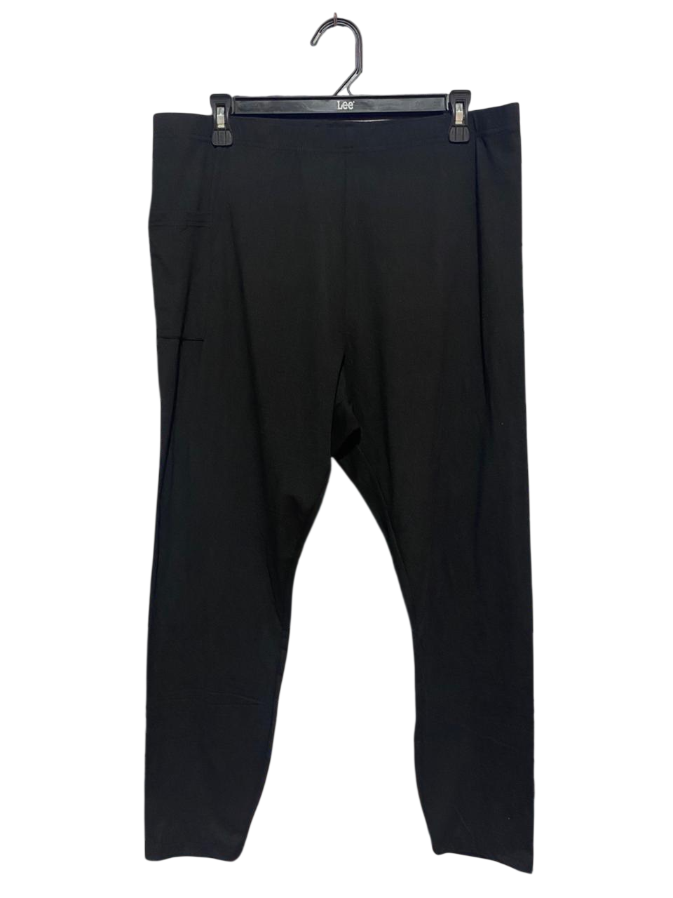 |XL| WAIST 34| B9| SPORT HIGH-WAISTED BLACK ACTIVEWEAR LEGGINGS WITH SIDE POCKET