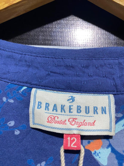 BRAKEBURN |M| BUST 19| B9| LADIES BIRD PRINT CASUAL COTTON TEE