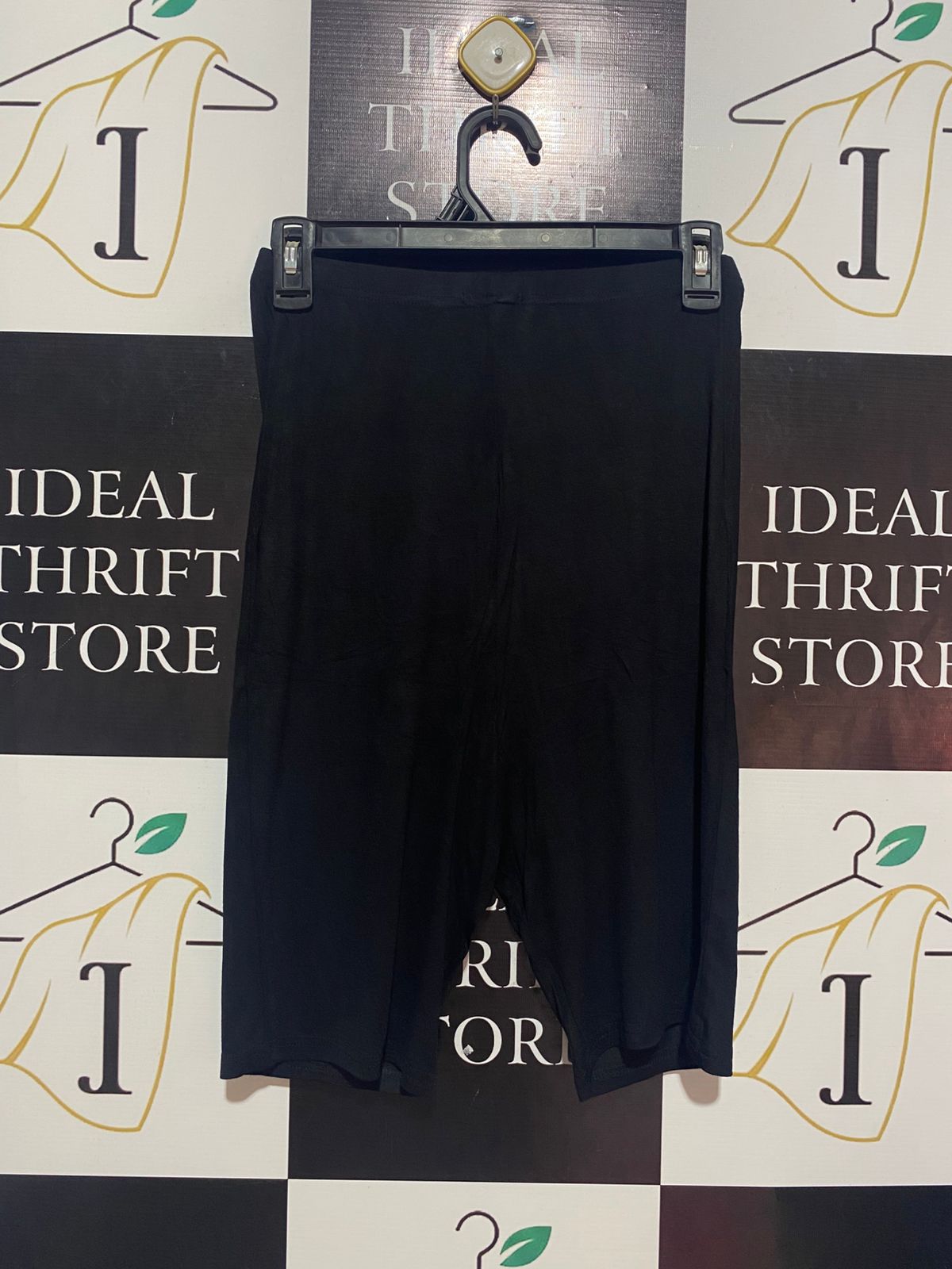 BOOHOO |S| WAIST 26| B9| HIGH-WAISTED BLACK CYCLING SHORTS