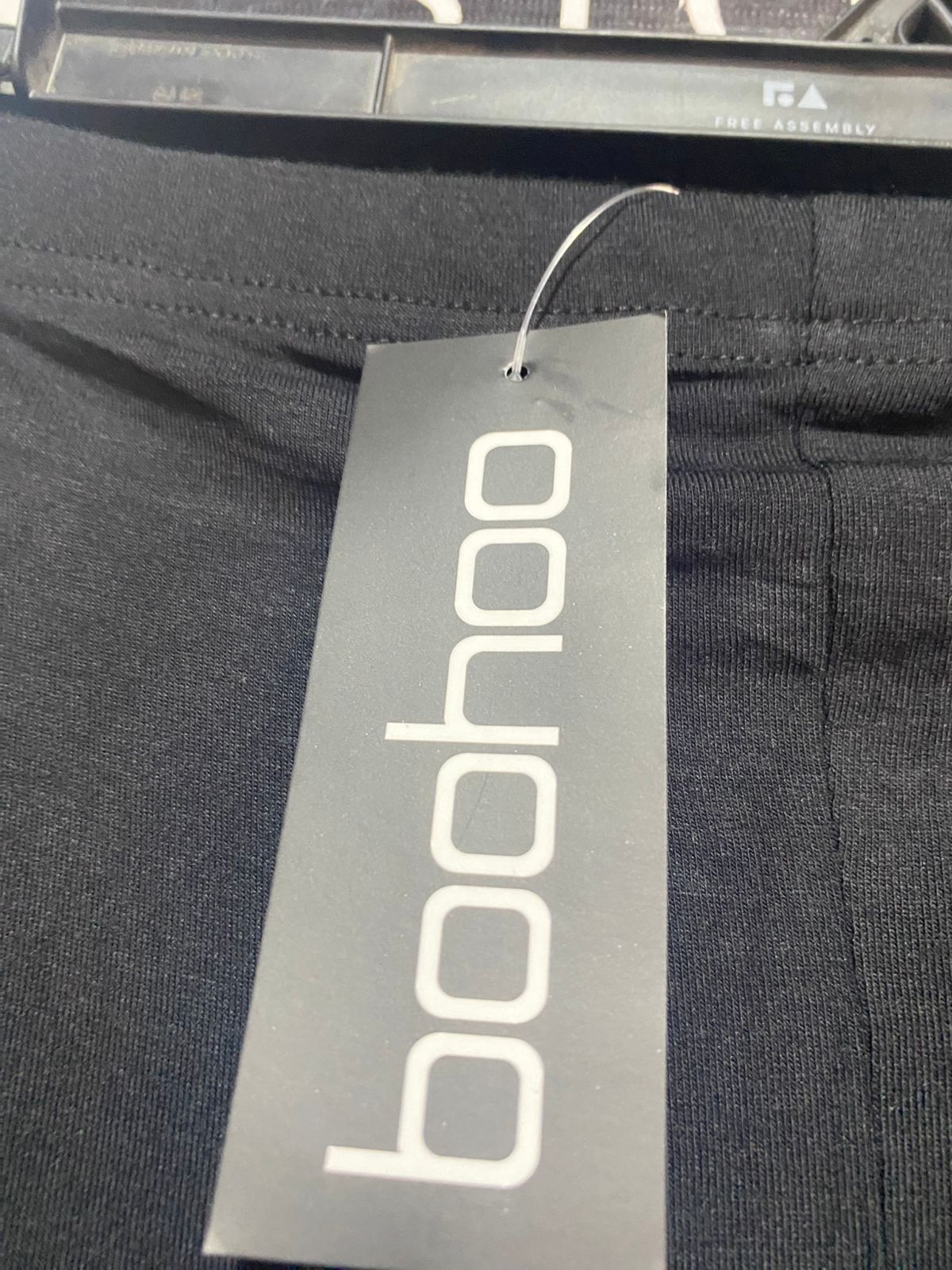 BOOHOO |S| WAIST 26| B9| HIGH-WAISTED BLACK CYCLING SHORTS