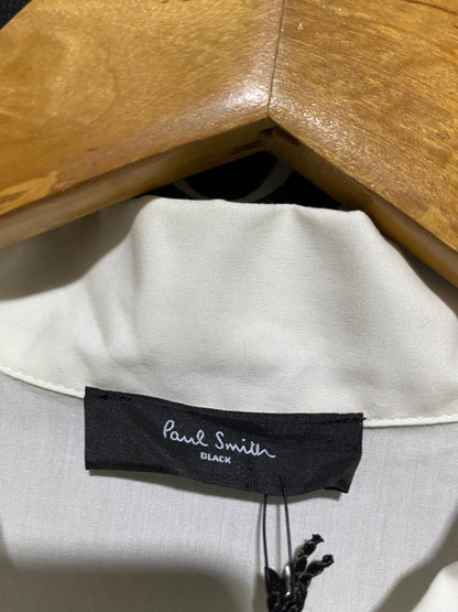 POUL SMITH |L| BUST 20| B8| WOMEN'S CONTRAST PANEL SHIRT DRESS - NAVY & WHITE
