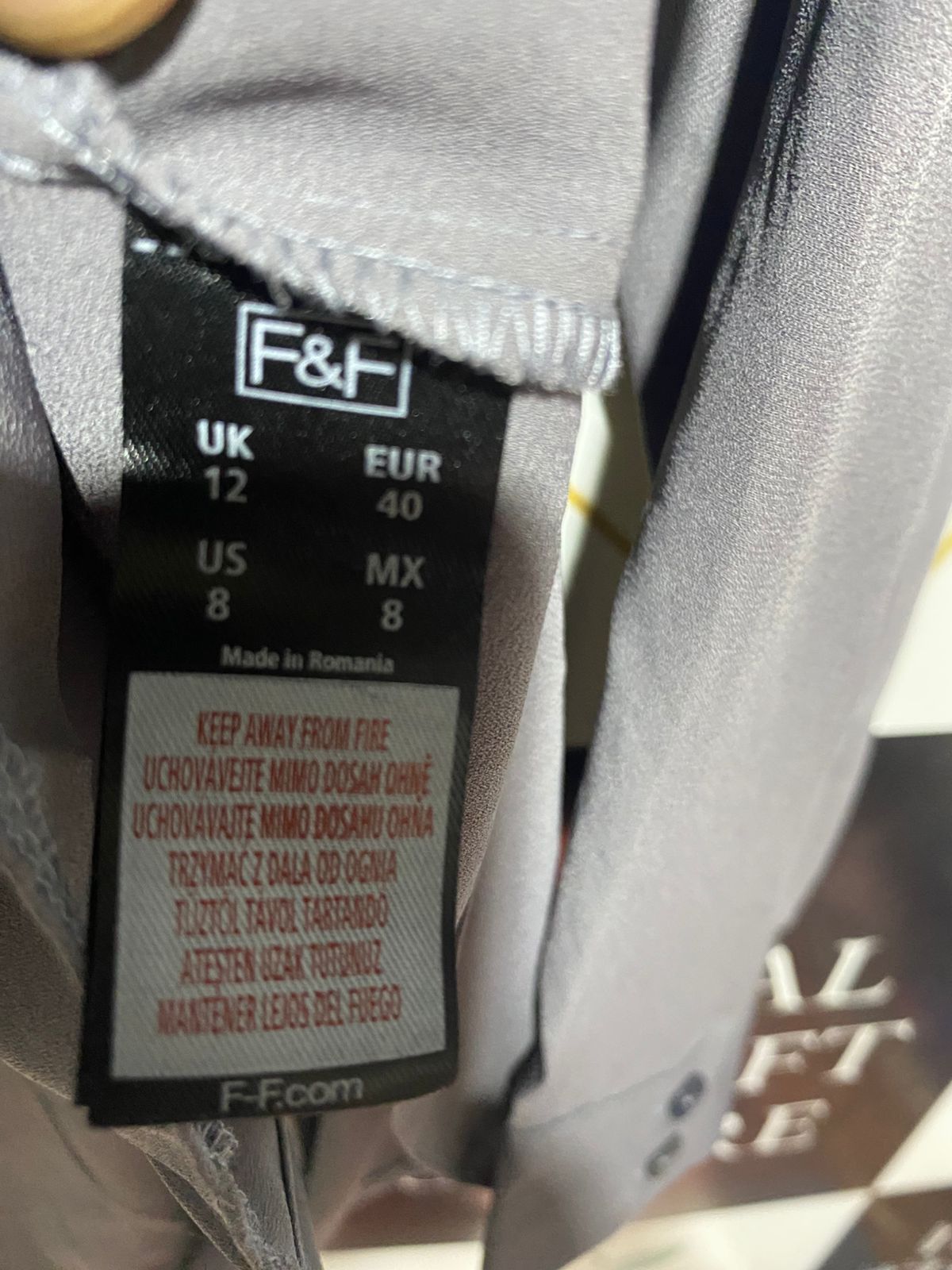 F&F |M| BUST 20| B9| GREY LONG-LINE BUTTON-DOWN COLLARED SHIRT TUNIC