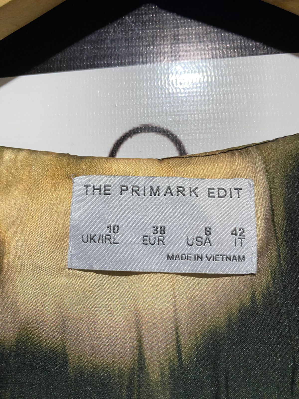 PRIMARK |M| BUST 20| B9| BOHEMIAN TIE-DYE V-NECK KNEE-LENGTH DRESS WITH WAIST TIE