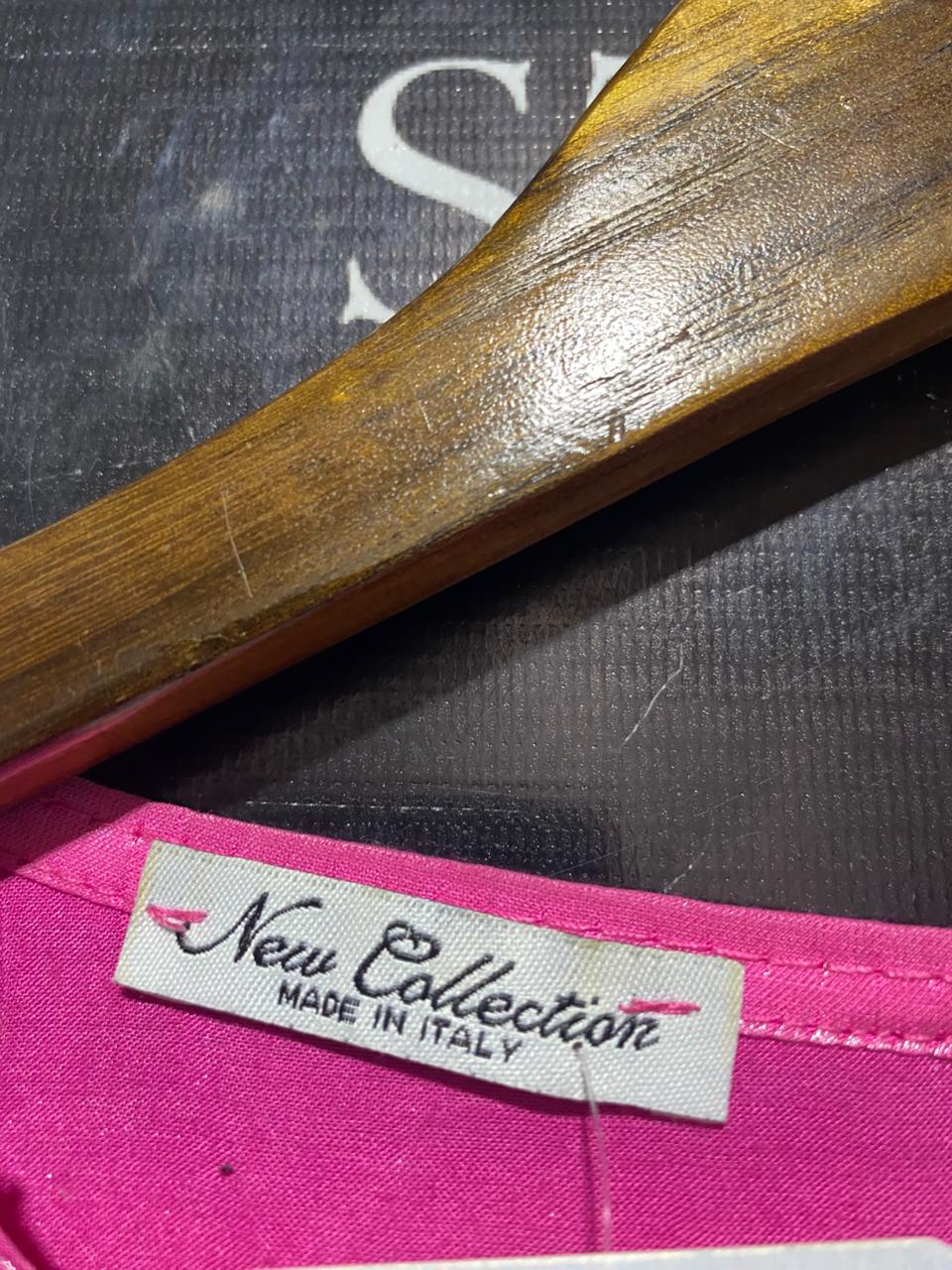 NEW  COLLECTION | L | BUST FREE| B9 | ELEGANT HOT PINK METALLIC SHEEN KAFTAN MAXI DRESS