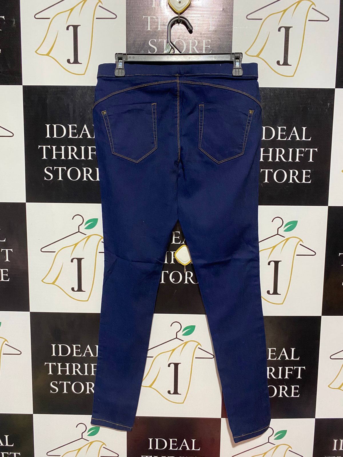 DENIM CO |L| WAIST 30| B9| PREMIUM DARK BLUE STRETCH JEGGINGS FOR WOMEN