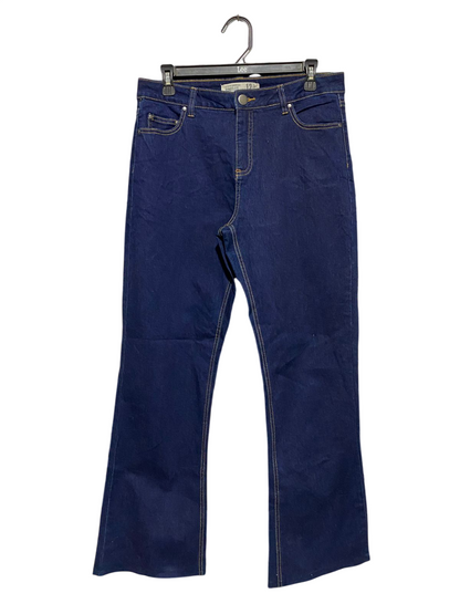 BOOTLEG |L| WAIST 30| B10| WOMEN'S MID-RISE BOOTCUT INDIGO DENIM JEANS