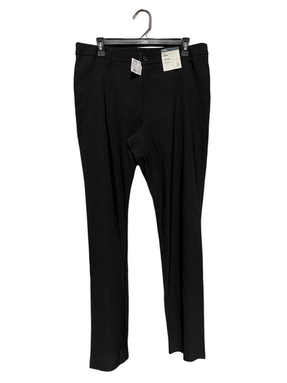 ANKO |XL| WAIST 34| B10| WOMEN'S SLIM FIT MID RISE STRETCH TROUSERS - BLACK