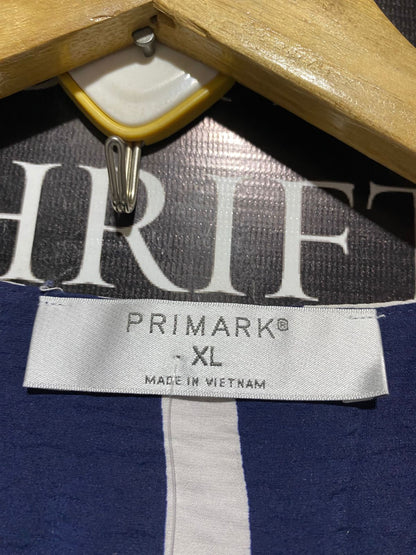 PRIMARK |XL| B10| NAVY AND WHITE ABSTRACT PRINT TWO-PIECE COORDINATED SET