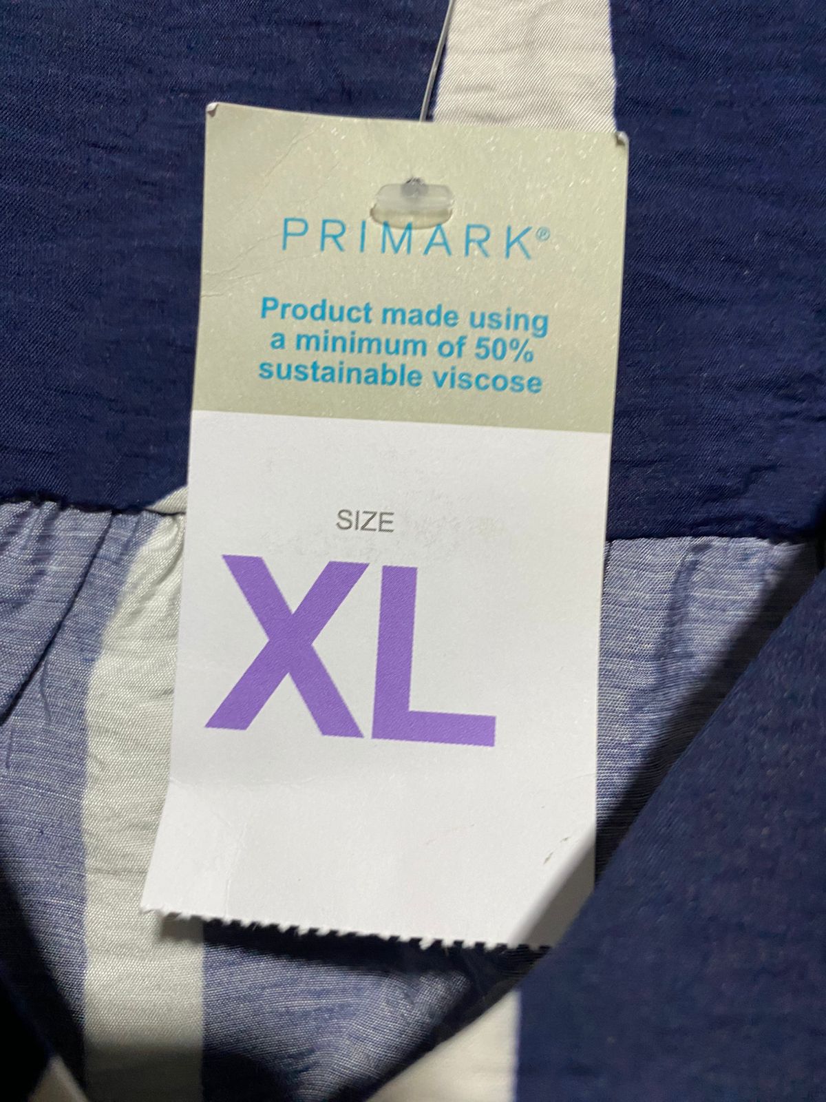 PRIMARK |XL| B10| NAVY AND WHITE ABSTRACT PRINT TWO-PIECE COORDINATED SET