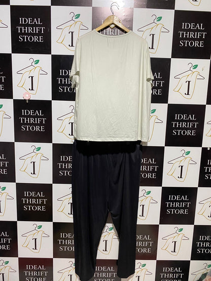 SHEIN CURVE |XXL| B10| ACTIVE GRAPHIC PRINT TWO-PIECE TRACKSUIT SET