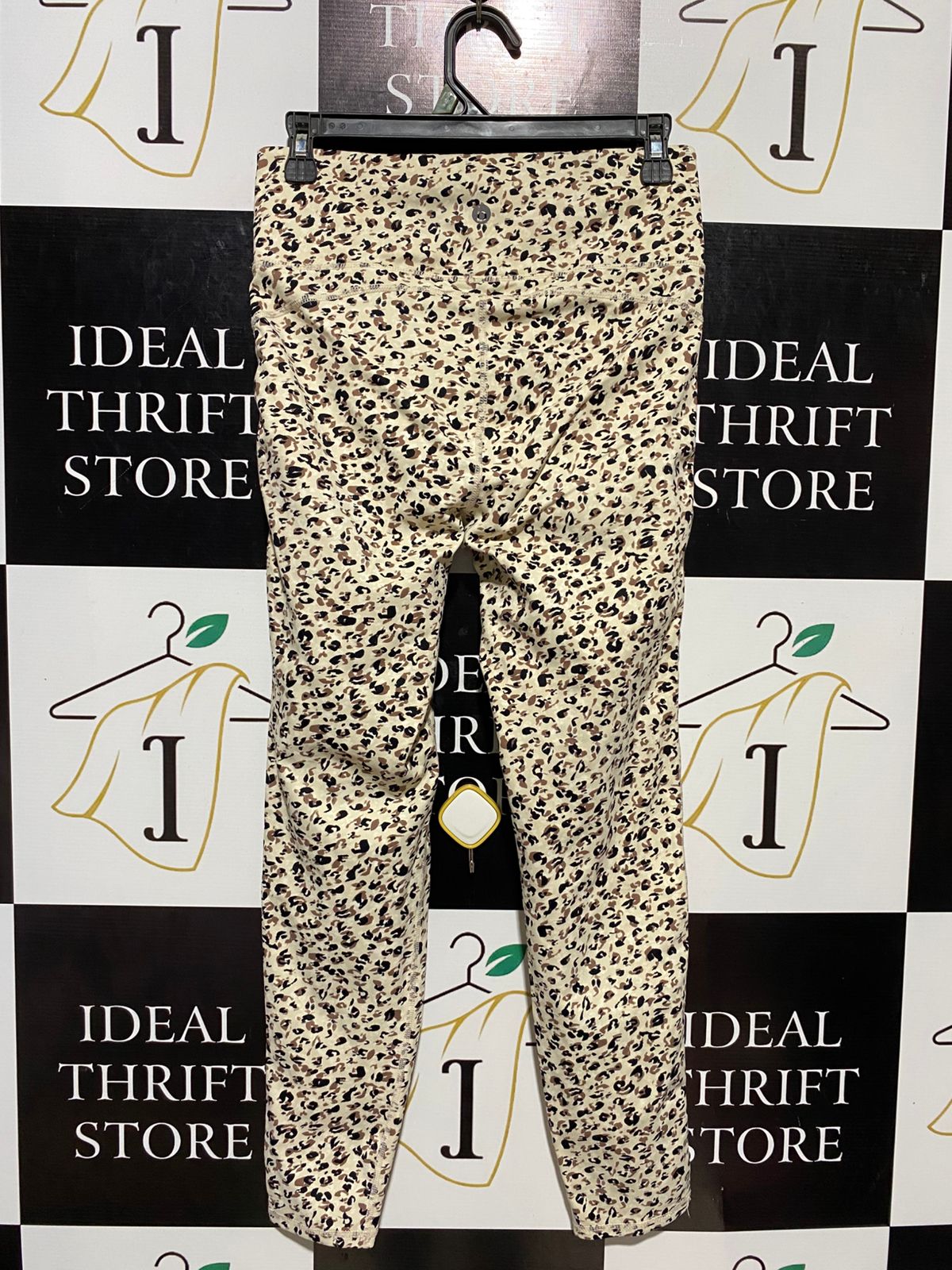 COTTON ON |M| WAIST 27| B10| WOMEN'S HIGH-WAISTED LEOPARD PRINT ACTIVEWEAR LEGGINGS